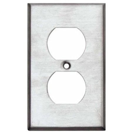 EATON WIRING DEVICES Wallplate 1 Gang Dpx Ss 1/Pk 93101-BOX1
